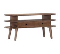 vidaXL Armoire TV 110×35×50 cm Bois massif acacia