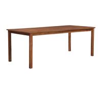 Bois d'Acacia Table de Salle à Manger de Jardin Terrasse Balcon Patio vidaXL