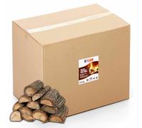 Bois de Chauffage 100% Chêne - Bûches 25 cm - Bois Sec Haute Performance - Idéal poêle, cheminée, Barbecue, braséro - R’FLAM - 14 KG