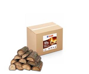 Bois de Chauffage 100% Chêne - Bûches 25 cm - Bois Sec Haute Performance - Idéal poêle, cheminée, Barbecue, braséro - R’FLAM - 1 KG