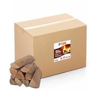 Bois de Chauffage 100% Hêtre - Bûches 25 cm - Bois Sec Haute Performance - pour cheminée, poêle, Insert, Barbecue, braséro - R’FLAM - 8 KG