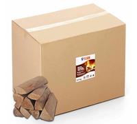 Bois de Chauffage 100% Hêtre - Bûches 25 cm - Bois Sec Haute Performance - pour cheminée, poêle, Insert, Barbecue, braséro - R’FLAM - 14 KG