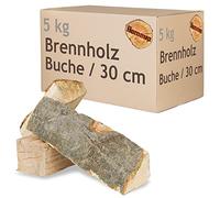 Bois de Chauffage 5-500 kg pour Poêle et Cheminée Brasero Grill Panier à Feu Bûches de Bois de Hêtre 30 cm Flameup, Quantité:20 kg
