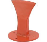 Bois de chauffage -manuel d'éclats f��r Antislip Safe bois en bloc f��r à l'intérieur acier forgé orange à l'intérieur