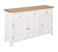 Bois de Chêne Buffet Commode Dressoir Bahut Armoire Haute Vaisselier vidaXL