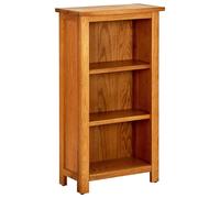 Bois de Chêne Massif Bibliothèque à 4 Niveaux 45x22x110 cm Bureau vidaXL
