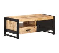 Bois de Manguier Brut Table Basse 100x50x40 cm Table d'Appoint Salon vidaXL