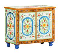 Bois de Manguier Buffet Peint à la Main 70x35x60 cm Armoire Latérale vidaXL
