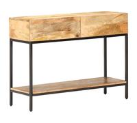 Bois de Manguier Massif Buffet 110x35x65 cm Armoire Latérale Rangement vidaXL