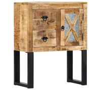 Bois de Manguier Massif Buffet 80x30x76 cm Commode Armoire de Rangement vidaXL