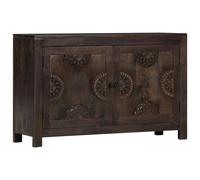 Bois de Manguier Massif Buffet avec Dessin Sculpté Commode Armoire vidaXL