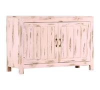 Bois de Manguier Massif Buffet Bleu Clair Commode Armoire Salon Maison vidaXL