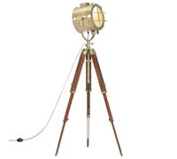 vidaXL Lampadaire à Trépied Lampe sur Pied Lampe à Piédestal Hauteur Réglable Salon Maison Intérieur 165 cm Bois de Manguier 286112 Marron G