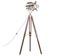vidaXL Vloerlamp driepoot 180 cm massief mangohout 286106 Brun G