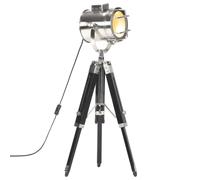 Bois de Manguier Massif Lampadaire à Trépied Noir 69 cm Lampe sur Pied vidaXL