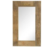 vidaXL Miroir Bois de manguier massif 50 x 80 cm 246302