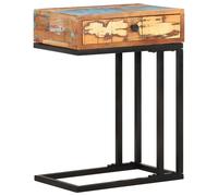 Bijzettafel U-vormig 45x30x61 cm massief gerecycled hout289092