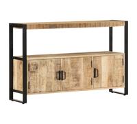 Armoire Latérale 120x30x75 Cm Bois De Manguier Solide Marron