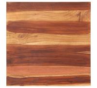 Bois de Manguier Solide Dessus de Table 25-27 mm 70x60 cm Remplacement vidaXL