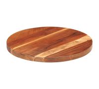 Bois de Manguier Solide Dessus de Table Rond 15-16 mm 40 cm Maison vidaXL