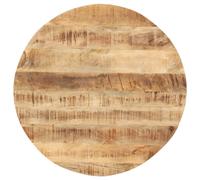 vidaXL Dessus de table Bois de manguier solide Rond 15-16 mm 40 cm