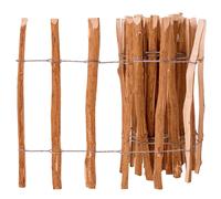 Bois de Noisetier Clôture en Lattis Barrière Jardin Extérieur Patio vidaXL