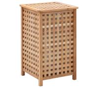 vidaXL – Coffre à linge – 39 x 39 x 65 cm – Bois de noyer massif