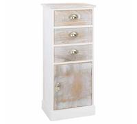 Bois de Paulownia Armoire Latérale 35x25x57 cm Buffet Commode Chambre vidaXL