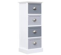 Bois de Paulownia Armoire Latérale 35x25x57 cm Buffet Commode Chambre vidaXL