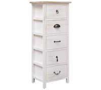 Bois de Paulownia Armoire Latérale 35x25x57 cm Buffet Commode Chambre vidaXL