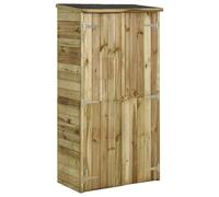 Bois de Pin Abri à Outils de Jardin Remise à Outils Armoire de Jardin vidaXL