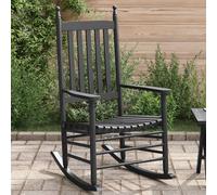 Bois de Pin Chaise à Bascule à Siège Incurvé Fauteuil Jardin Terrasse vidaXL