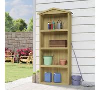 Bois de Pin Imprégné Abri à Outils de Jardin Remise Rangement Extérieur vidaXL