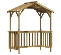 Bois de Pin Imprégné Abri de Barbecue 163,5x93x210 cm Jardin Extérieur vidaXL