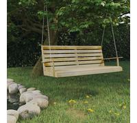 Bois de Pin Imprégné Balancelle 110 cm Siège de Balançoire Jardin vidaXL