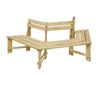 Bois de Pin Imprégné Banc de Jardin 240 cm Patio Terrasse Extérieur vidaXL