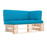 vidaXL Canapé d'angle palette de jardin bois de pin imprégné 3066605
