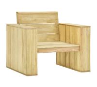 Bois de Pin Imprégné Chaise de Jardin Siège de Terrasse Patio Extérieur vidaXL