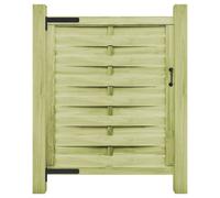 vidaXL Portillon de jardin Bois de pin imprégné FSC 100 x 125 cm Vert