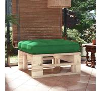 Pouf Palette De Jardin Bois De Pin Imprégné Vidaxl Beige