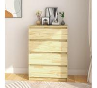 Bois de Pin Massif Armoire d'Appoint 60x36x84 cm Commode Rangement vidaXL