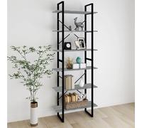Bois de Pin Massif Bibliothèque à 3 Niveaux Blanc 80x30x105 cm Etagère vidaXL