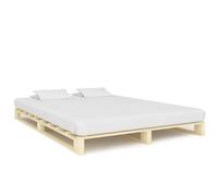 Cadre De Lit De Palette Bois De Pin Massif 200 X 200 Cm
