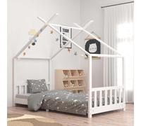Bois de Pin Massif Cadre de Lit d'Enfant 70x140 cm Cabane Chambre vidaXL