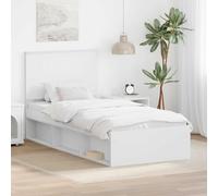 Bois de pin Massif Design Moderne Minimaliste 90 x 190 cm Blanc