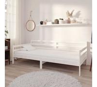 Bois de Pin Massif Lit 90x200 cm Lit d'Invité Simple Canapé-lit Salon vidaXL