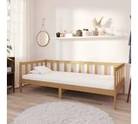 Bois de Pin Massif Lit avec Matelas 90x200 cm Canapé-lit Lit d'Invité vidaXL