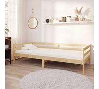 Bois de Pin Massif Lit avec Matelas 90x200 cm Lit d'Invité Canapé-lit vidaXL