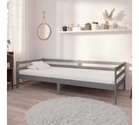Bois de Pin Massif Lit avec Matelas 90x200 cm Lit d'Invité Canapé-lit vidaXL