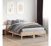 Bois de pin massif soutien dorsal lattes contreplaqué 120x200 cm Brun